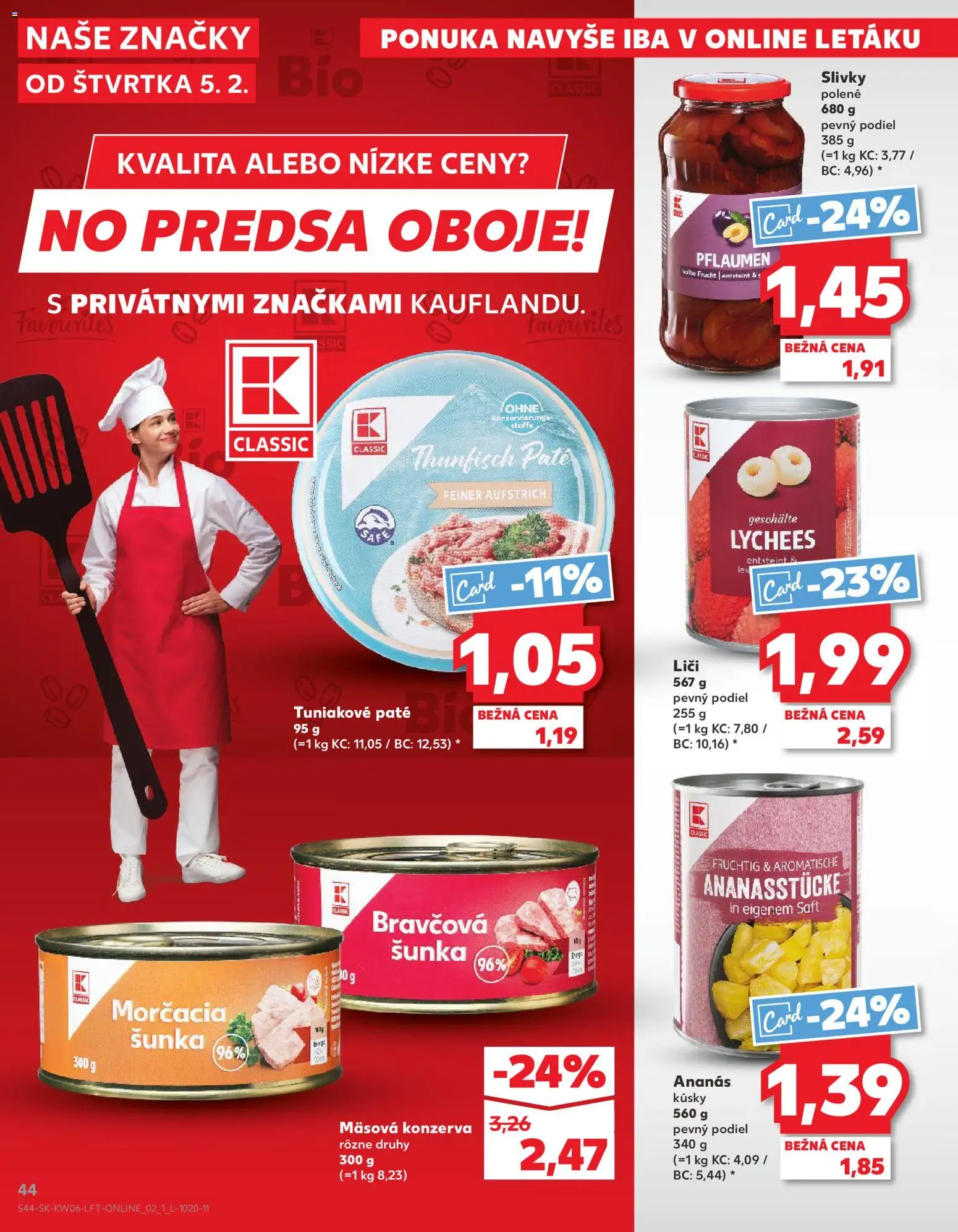 Nové Kaufland akcie – leták je platný od 05.02.2026 | Strana: 44
