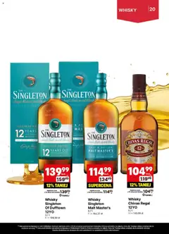 Delikatesy Centrum Gazetka - DeliBarek od 21.07.2025 | Strona: 20 | Produkty: Chivas Regal, Delikatesy, Whisky Single Malt, Whisky