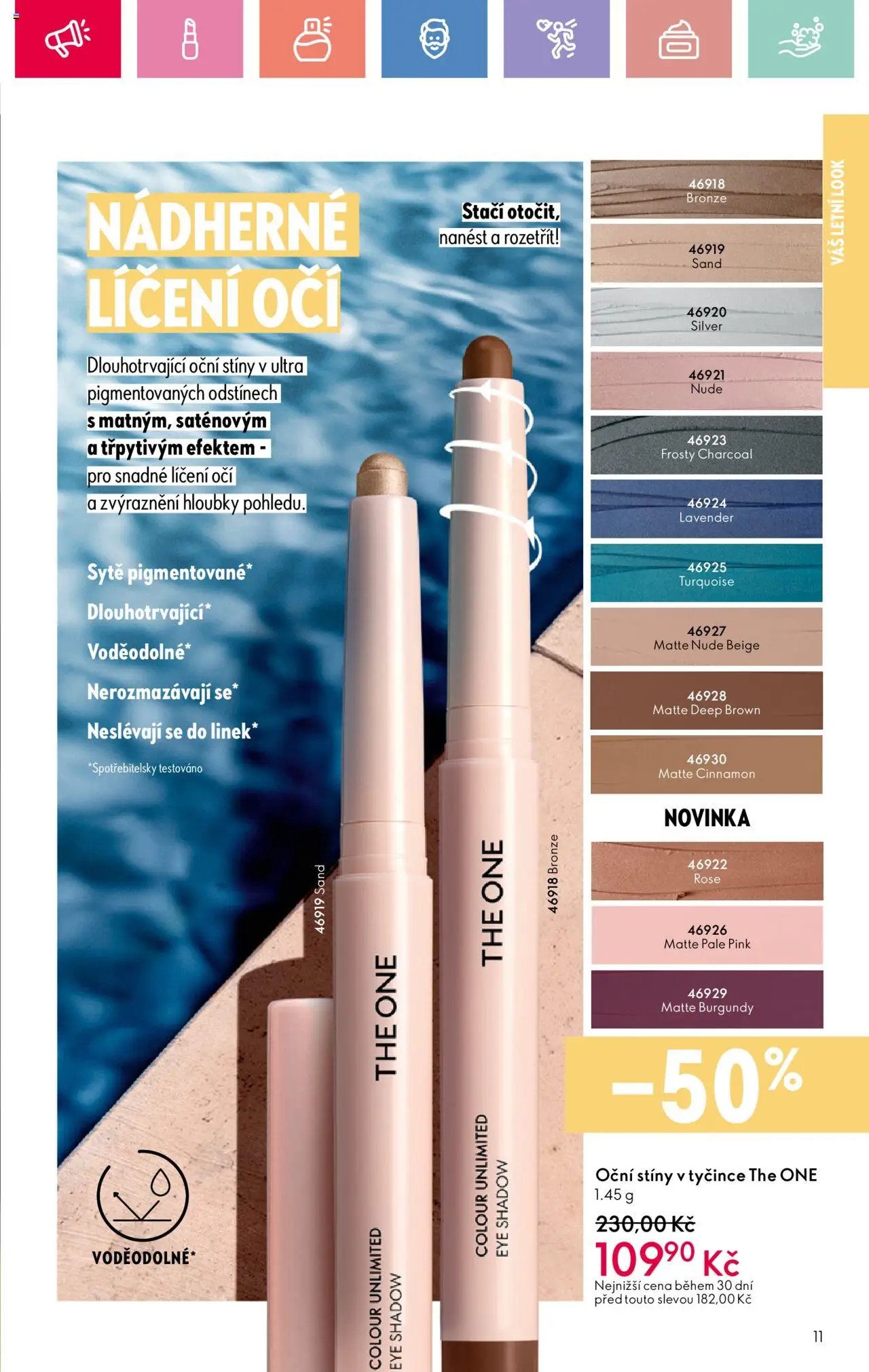 Oriflame katalog č.08/2025 od 25.05.2025 | Strana: 11 | Produkty: Oční stíny