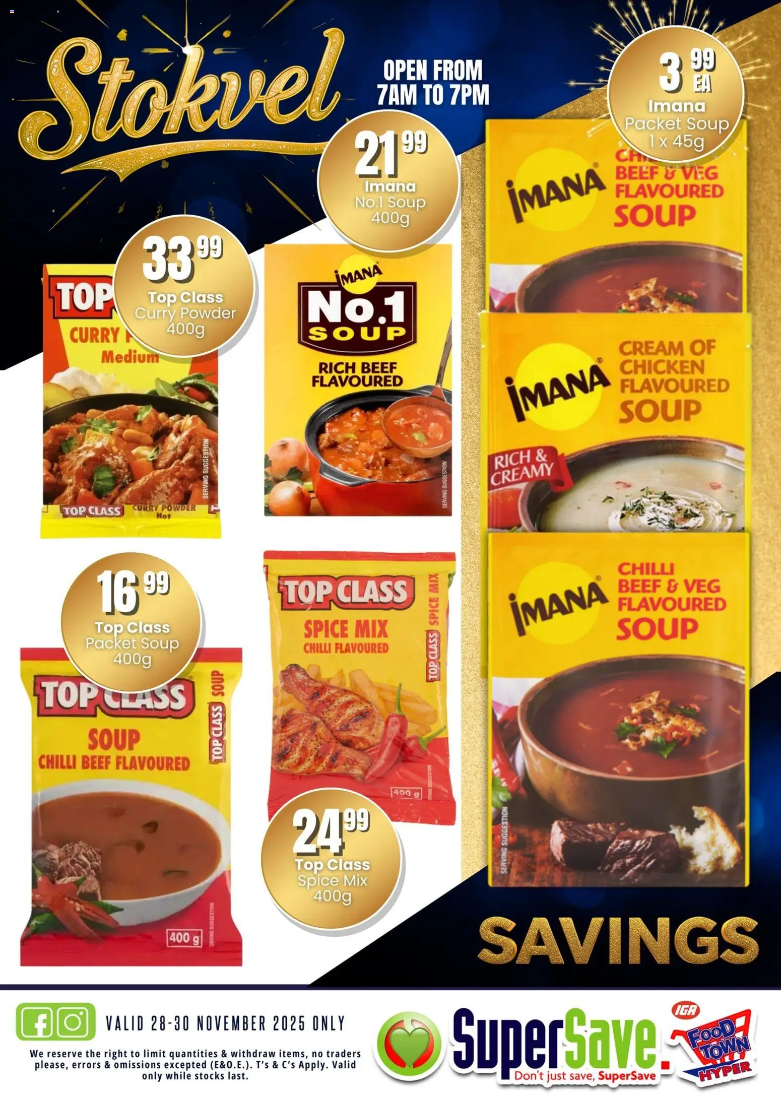 New Super Save catalogue – valid from 28.11.2025 | Page: 32 | Products: Powder, Beef, Cream, Chilli