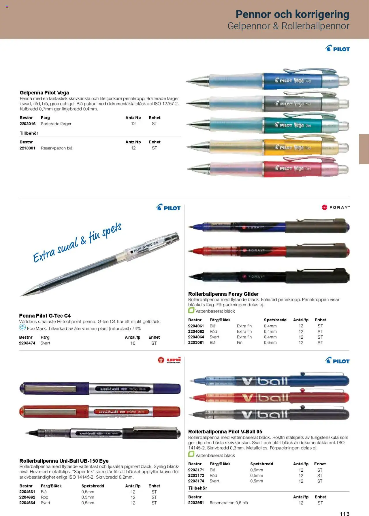 Office Depot reklamblad aktuell från 01.02.2025 | Sida: 115 | Produkter: Penna