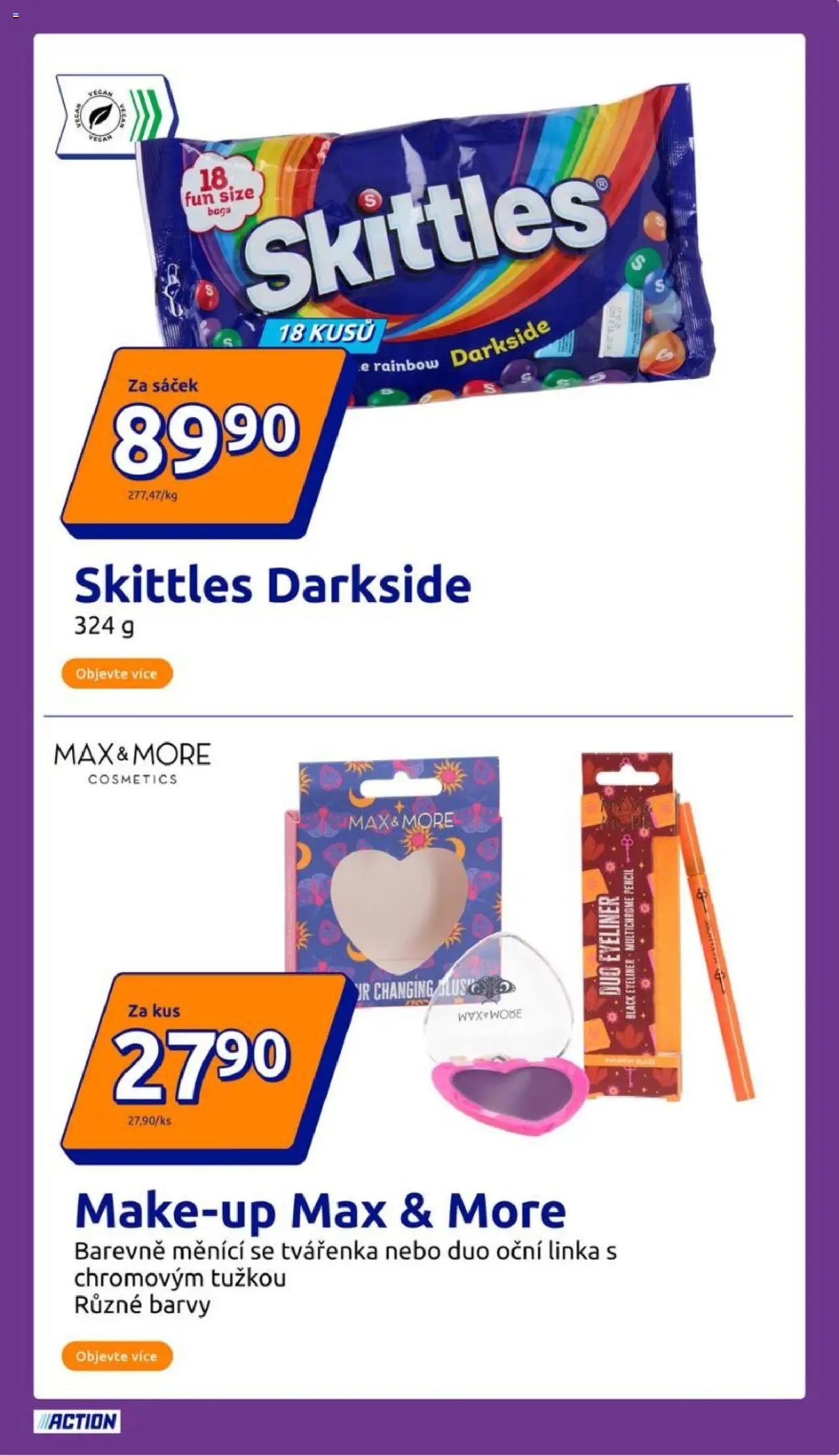 Action leták od 08.10.2025 | Strana: 17 | Produkty: Vegan, Makeup, Barvy, Oční linka