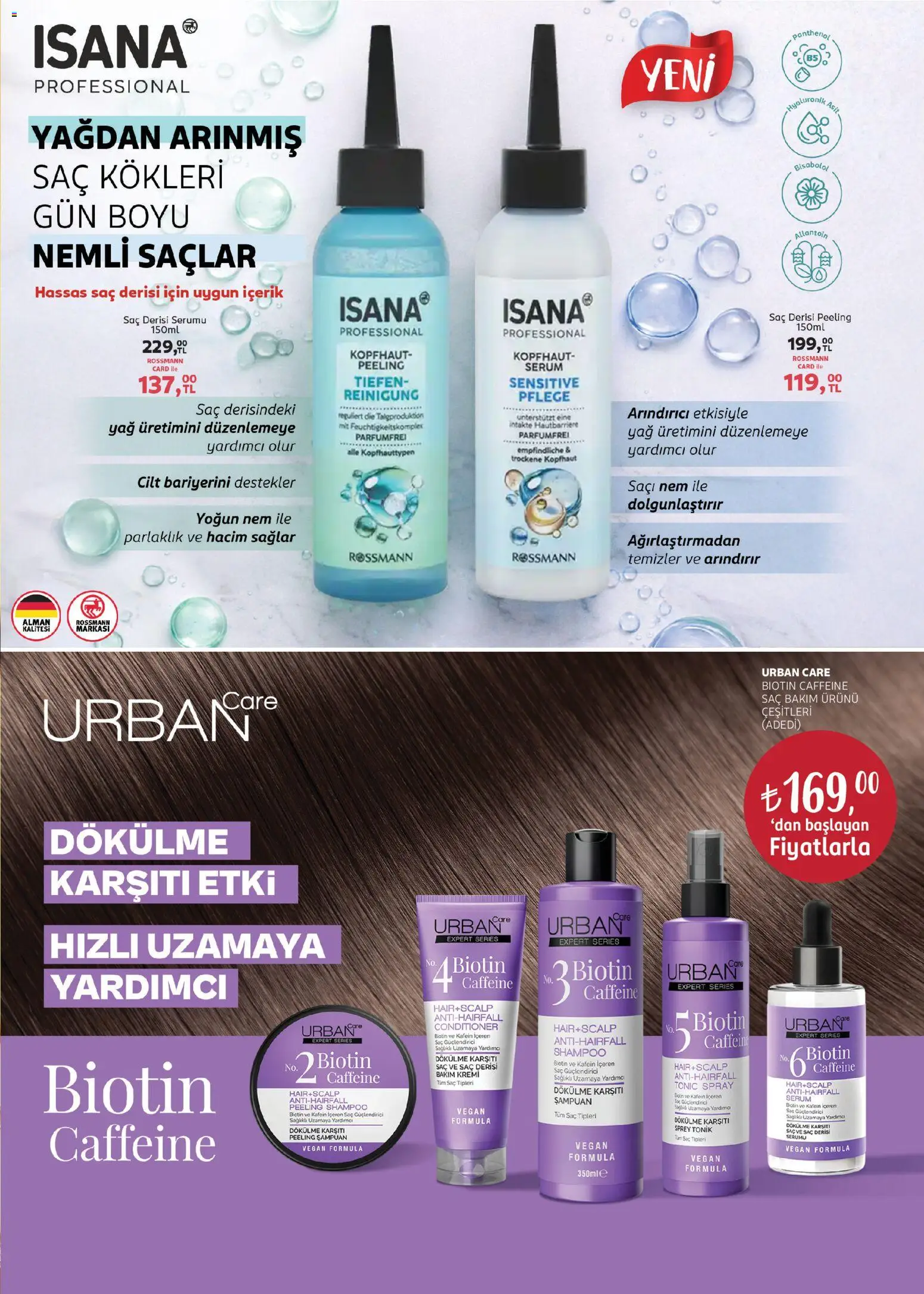 Rossmann - Mart Kişisel Bakım Kataloğu - 02.03.2026 tarihinden itibaren geçerlidir | Sayfa: 9 | Ürünler: Şampuan, Peeling, Yağ