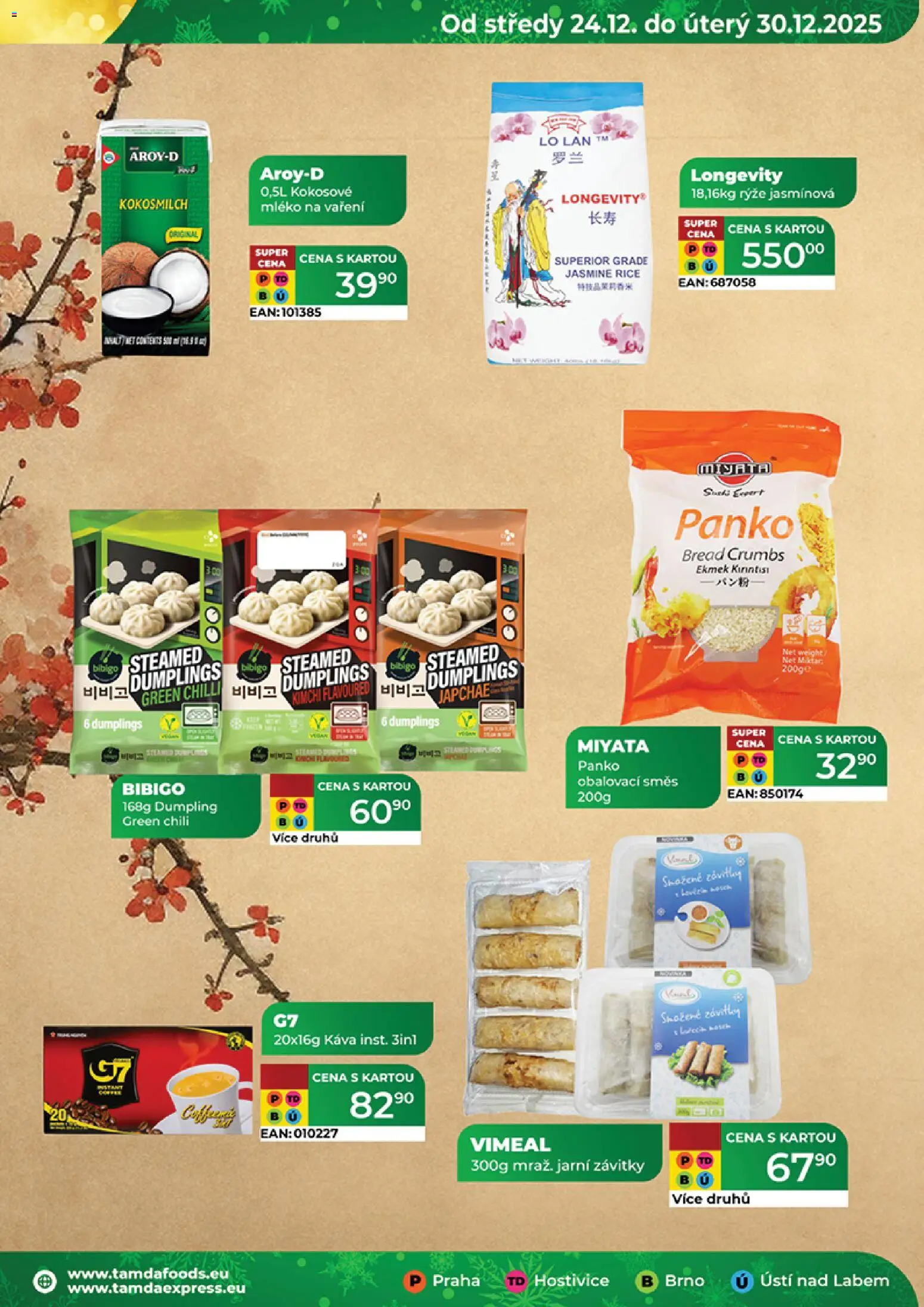 Tamda Foods leták od 24.12.2025 | Strana: 29 | Produkty: Kokosové mléko, Mléko, Káva, Kimchi