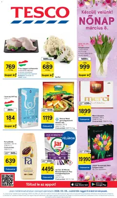 Tesco aktuális akciós újság - amely érvényes a következő dátumtól: 05.03.2026