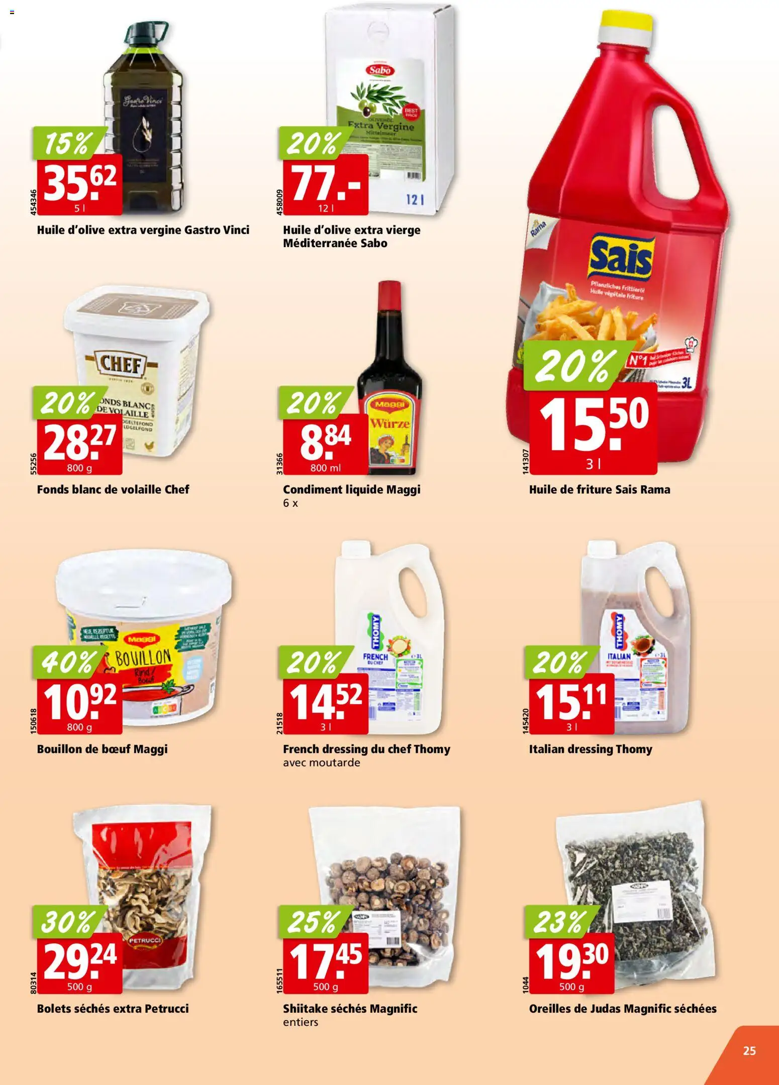 Aligro Aktionen Chavannes, Matran, Genève, Sion – gültig ab 27.12.2025 | Seite: 25 | Produkte: Dressing