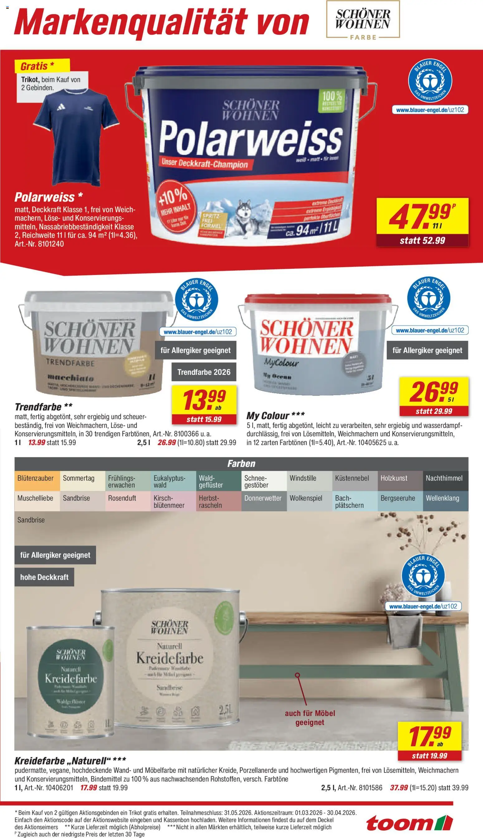 Toom Baumarkt Prospekt 	 – gültig ab 18.04.2026 | Seite: 23