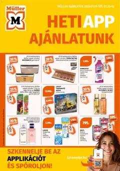 Müller Akciós újság - amely érvényes a következő dátumtól: 19.01.2026