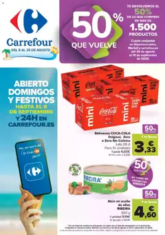 Vista previa Carrefour folleto válido desde el 08.08.2025