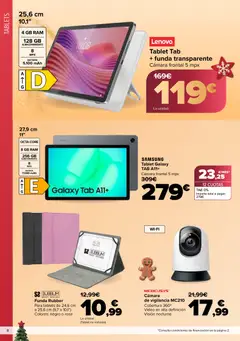 Vista previa Carrefour folleto válido desde el 03.12.2025 | Página: 8 | Productos: Tablet, Video, Funda, Batería