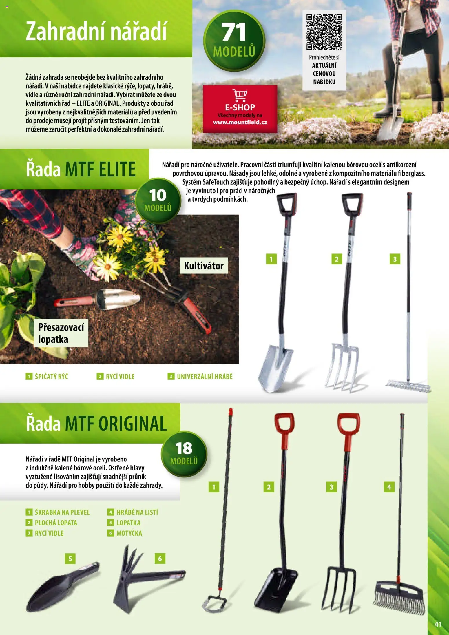 Mountfield katalog od 02.04.2026 | Strana: 41 | Produkty: Škrabka, Zahrada, Vidle, Rýč