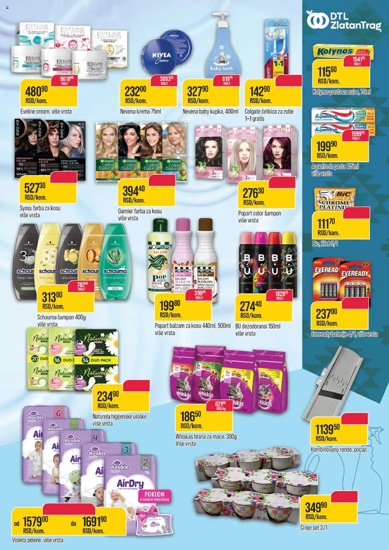 Zlatan Trag katalog - važi od 10.09.2025 | Strana: 11 | Proizvode: Garnier, Badem, Šampon, Whiskas