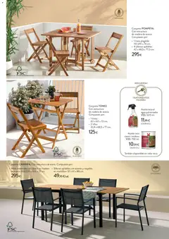 Vista previa Hipercor Terraza y jardín válido desde el 16.03.2026 | Página: 5 | Productos: Mesa extensible, Aceite, Mesa