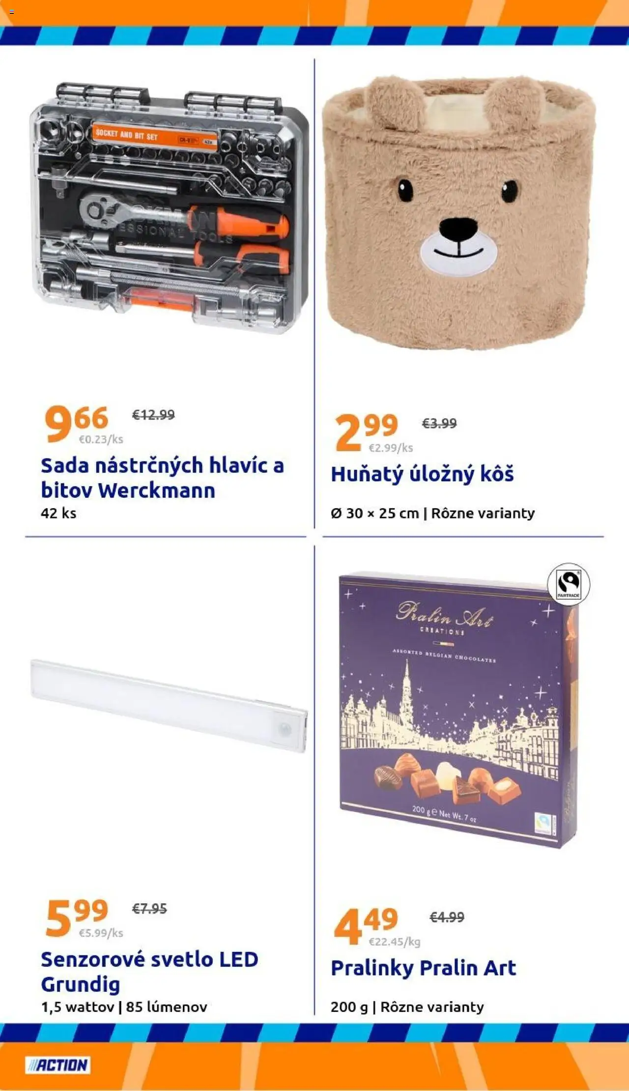 Nové Action akcie – leták je platný od 01.10.2025 | Strana: 30 | Produkty: Svetlo, Led, Kôš