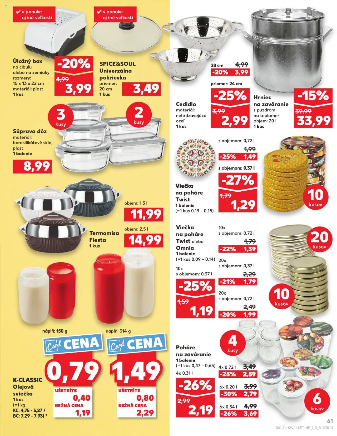 Nové Kaufland akcie – leták je platný od 22.05.2025 | Strana: 61 | Produkty: Teplomer, Zemiaky, Jar
