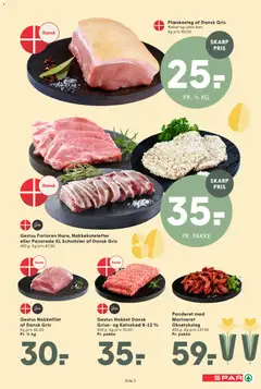 Spar - Tilbudsavis uge 12 gyldig fra 13.03.2026 | Side: 3 | Produkter: Schnitzler, Flæskesteg, Nakkefilet