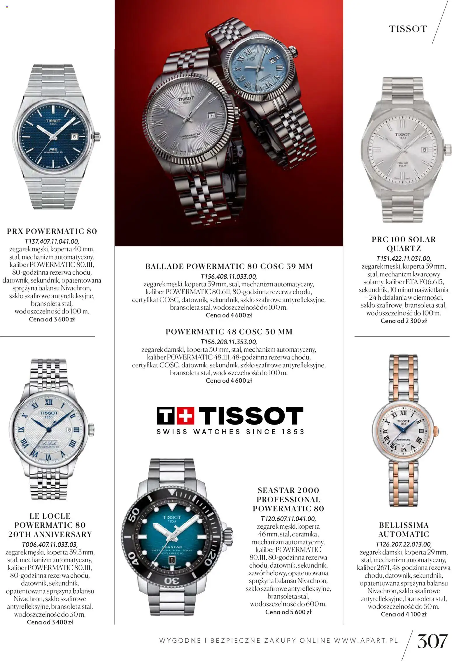 Apart promocje od 04.11.2025 | Strona: 309 | Produkty: Zegarek