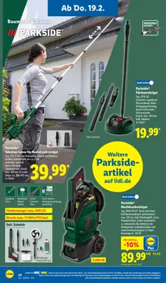 Lidl - Prospekt ab 16.02.2026 gültig | Seite: 22 | Produkte: Adapter, Bürste, Wasser, Hochdruckreiniger