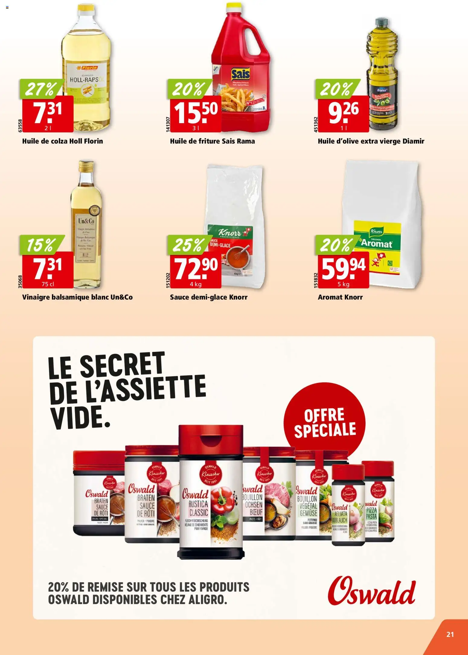 Aligro Aktionen Chavannes, Matran, Genève, Sion – gültig ab 19.01.2026 | Seite: 21 | Produkte: Pizza, Gemüse, Pasta, Knoblauch