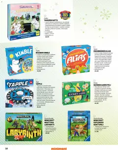 Minimani-mainoslehti voimassa 12.11.2025 alkaen | Sivu: 18 | Tuotteet: Mozzarella, Voi, Hattu, Peli