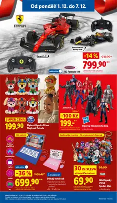 Náhled letáku Dětský notebook, Dětský notebook - různé úrovně k učení, testování a zlepšování znalostí • 24 x 18 x 3,6 cm od 01.12.2025 | Strana: 7