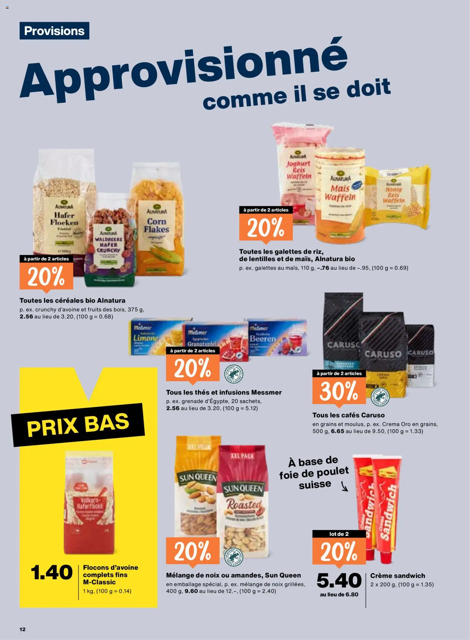 Migros aktionen FR – gültig ab 23.04.2026 | Seite: 12 | Produkte: Granatapfel, Waffeln, Joghurt, Creme