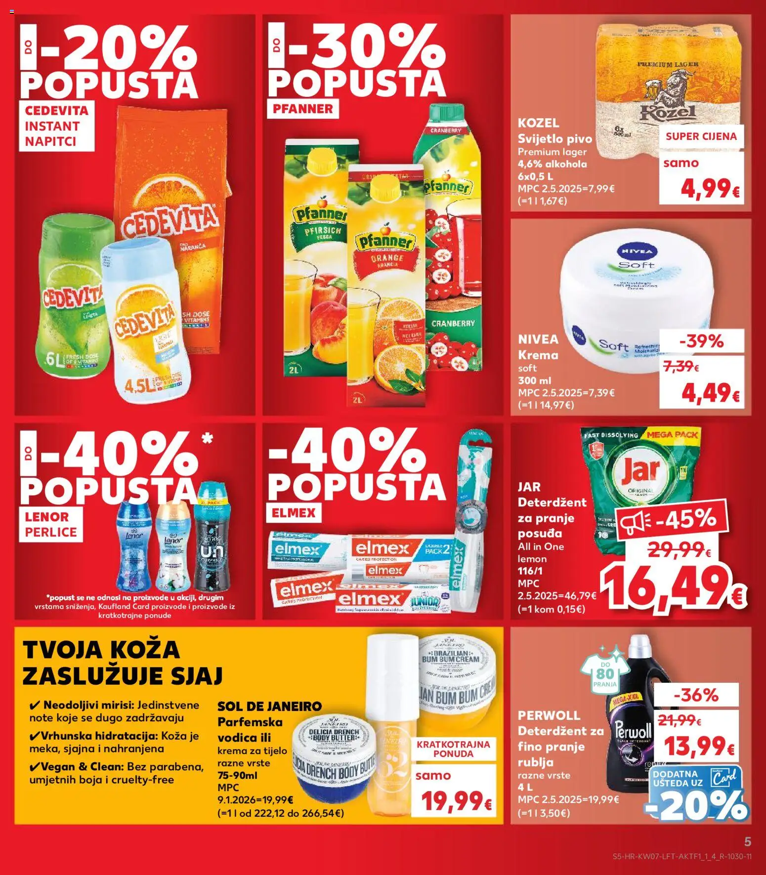 Kaufland HR akciós ujság - amely érvényes a következő dátumtól: 11.02.2026 | Oldal: 5