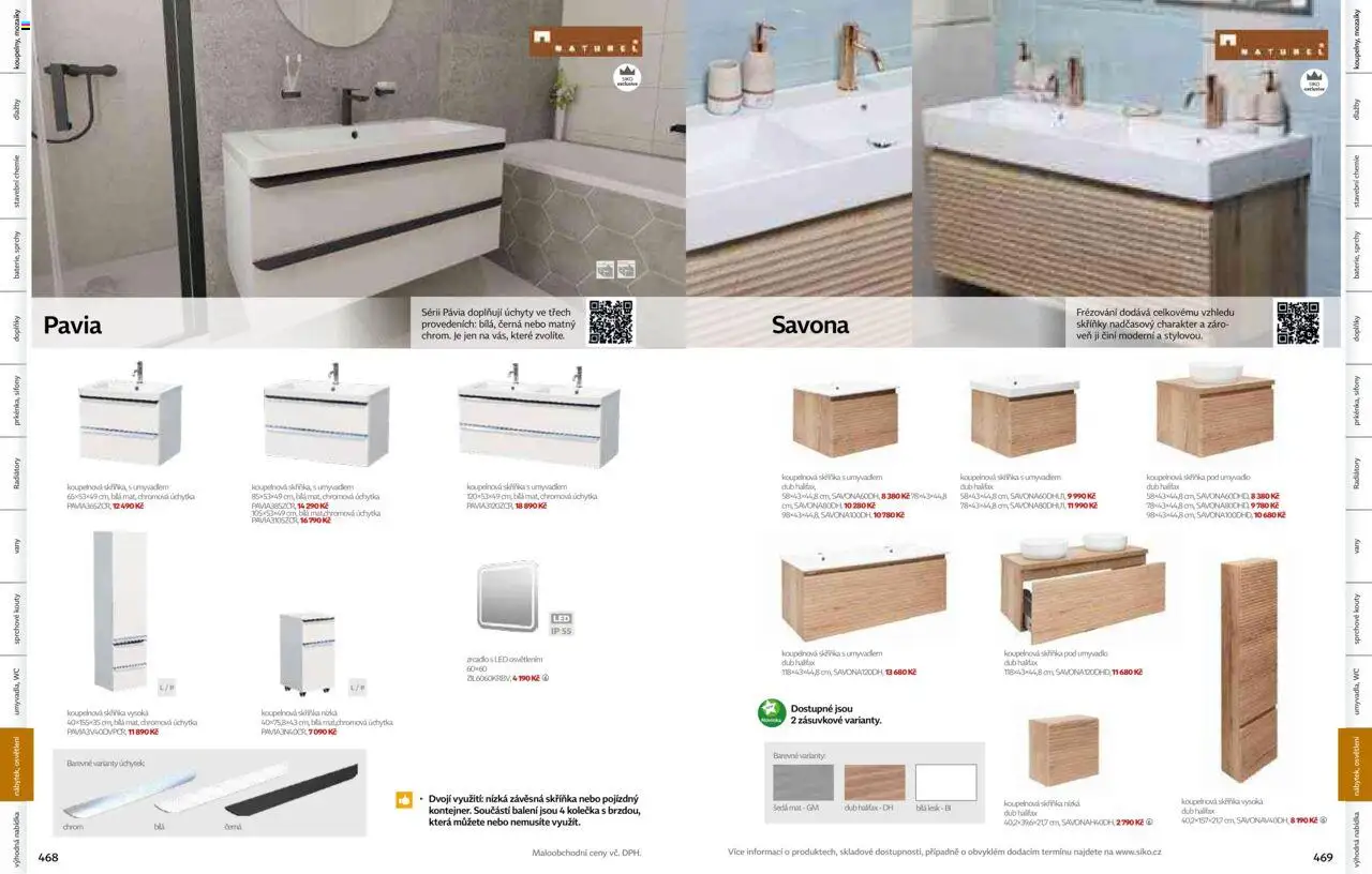 Siko koupelny katalog Koupelny 2025/2026 od 14.10.2025 | Strana: 237 | Produkty: Skříňka pod umyvadlo, Skříňka, Zrcadlo, LED
