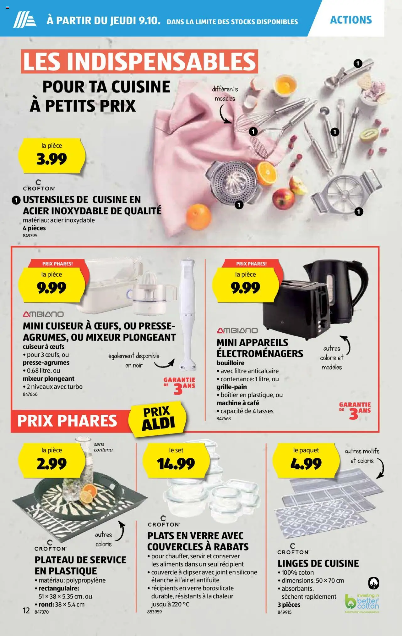 Aldi Aktionen FR – gültig ab 09.10.2025 | Seite: 13 | Produkte: Presse