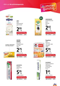 dm drogerie markt Flugblatt Februar 2026 ab 29.01.2026 gültig | Seite: 4 | Produkte: Pasta, Zucker, Zahnpasta, Papier blanc