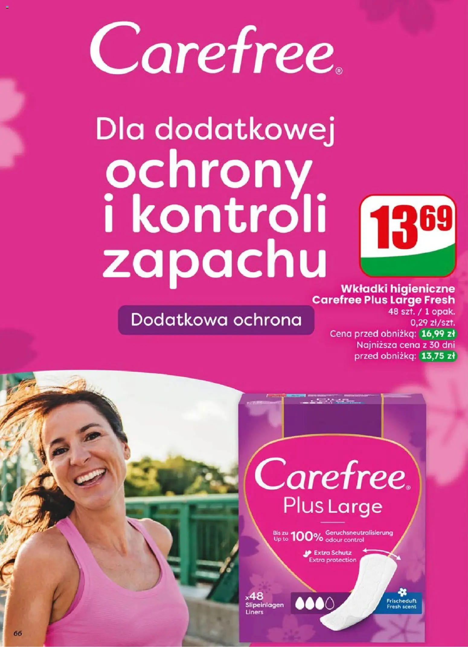 Dino gazetka od 08.04.2026 | Strona: 66 | Produkty: Wkładki higieniczne