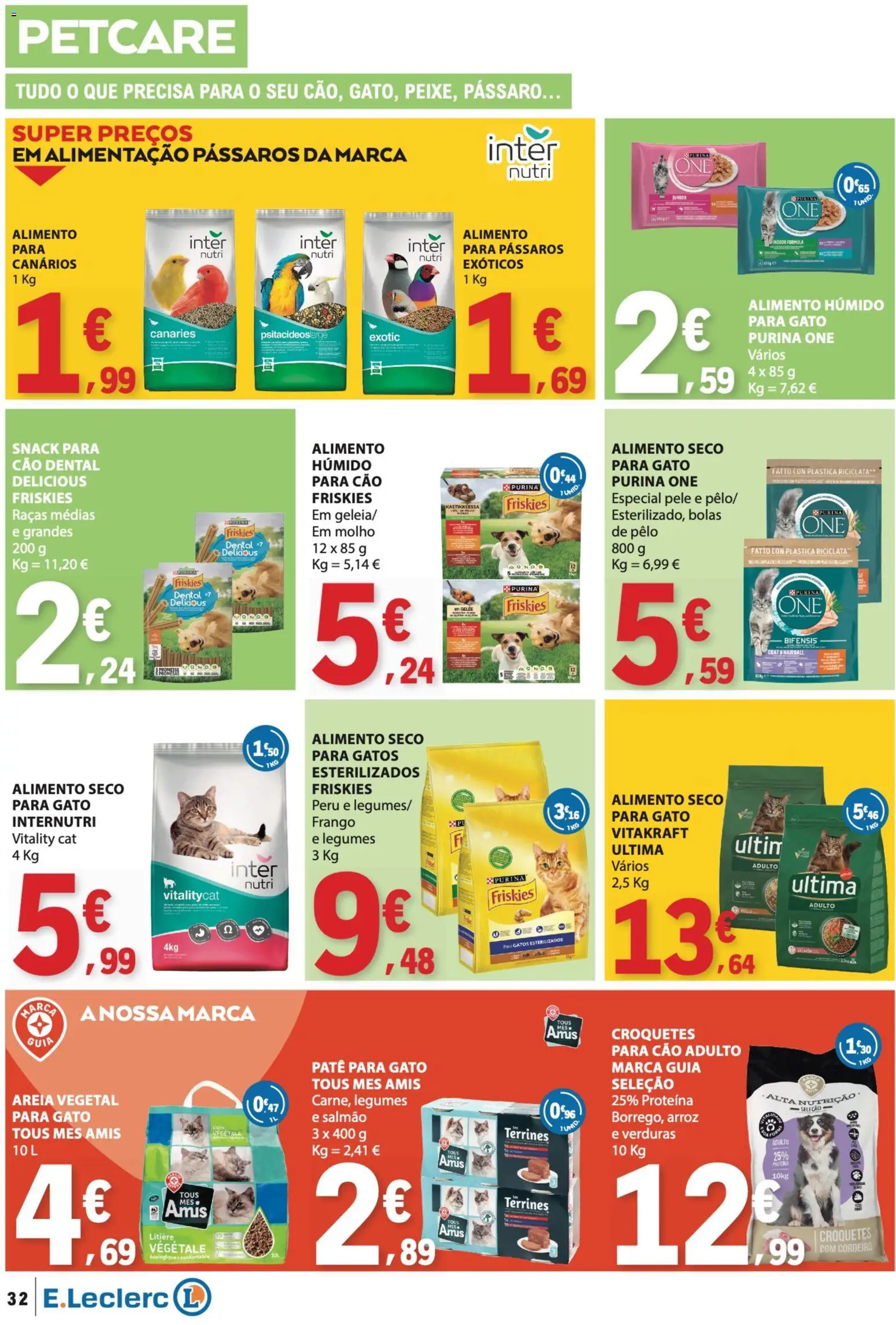 E.Leclerc folheto │ válido de 26.03.2026 | Página: 32 | Produtos: Frango, Salmão, Arroz, Proteina