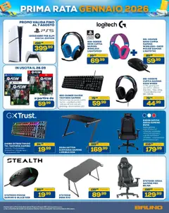 Volantino BRUNO del 31.07.2025 | Pagina: 13 | Prodotti: Mouse, Cuscino, Sedia, Scrivania