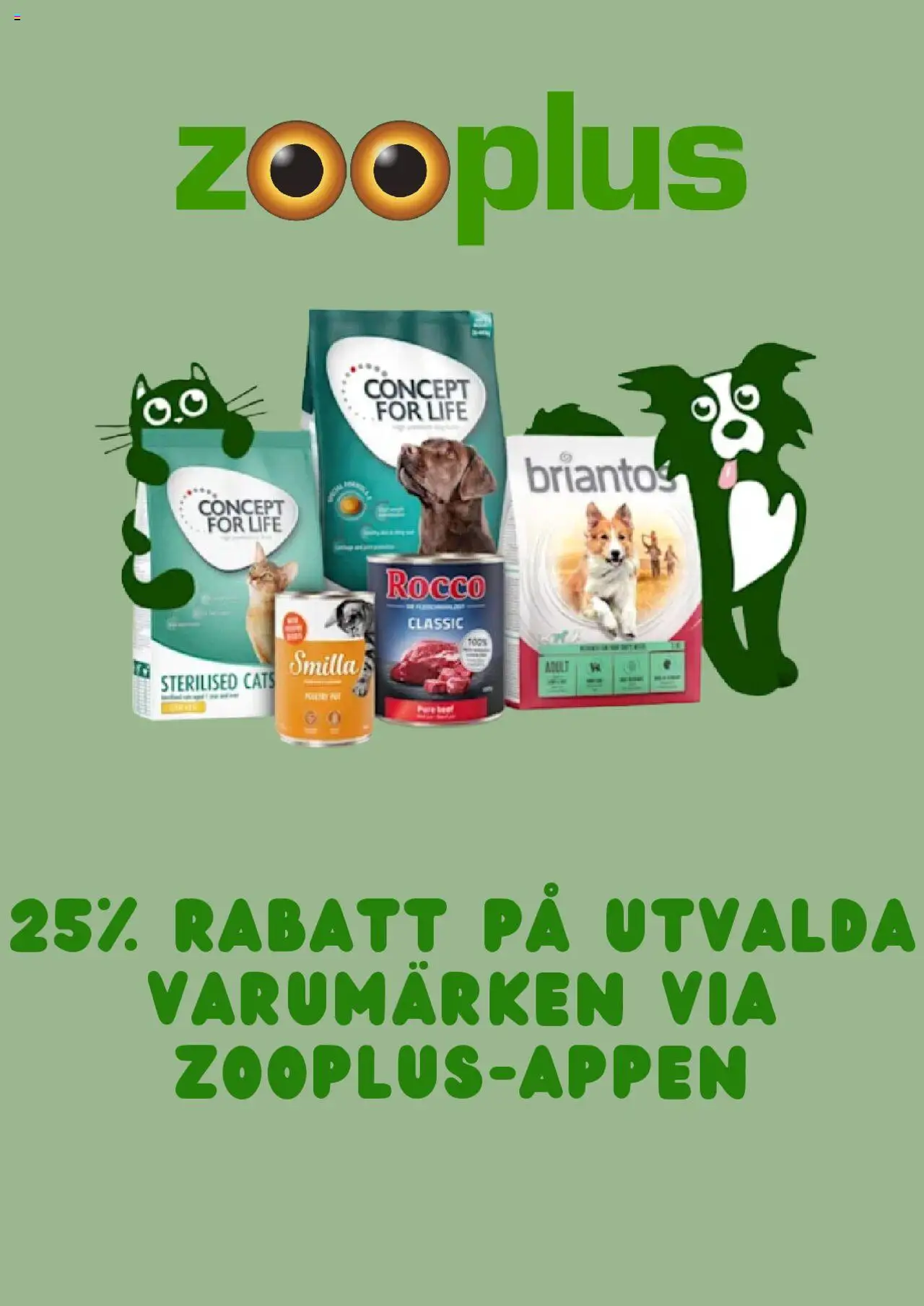 Zooplus reklamblad aktuell från 01.07.2025 | Sida: 1