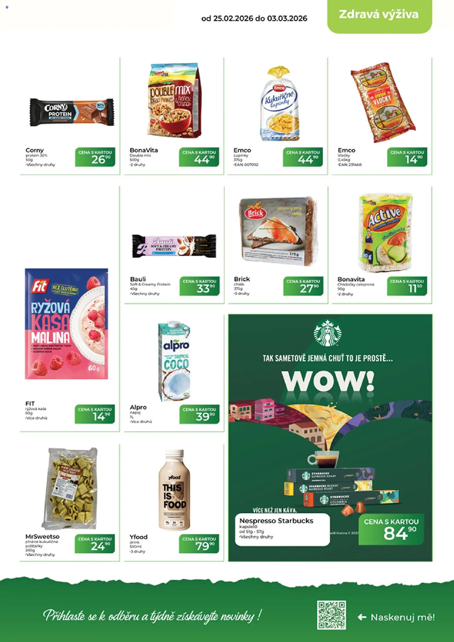 Tamda Foods leták od 25.02.2026 | Strana: 23 | Produkty: Zdravá Výživa, Starbucks, Chléb, Protein