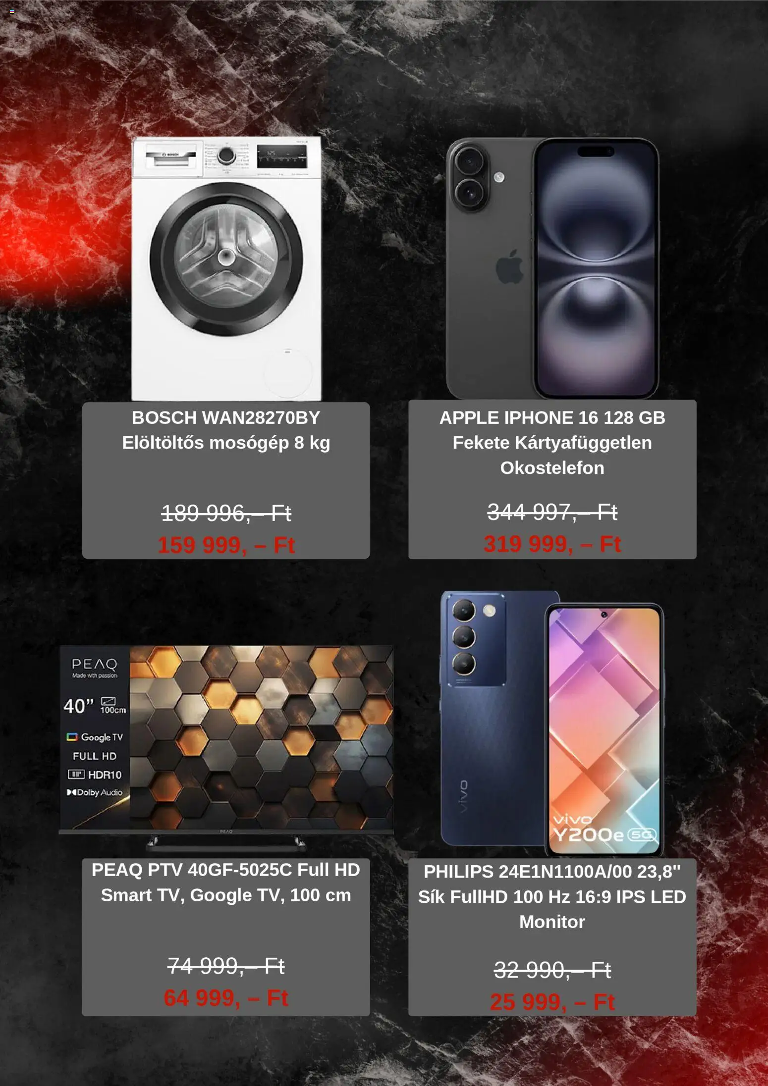 Media Markt akciós ujság - amely érvényes a következő dátumtól: 02.11.2025 | Oldal: 2 | Termékek: Monitor, Mosógép, Iphone, TV