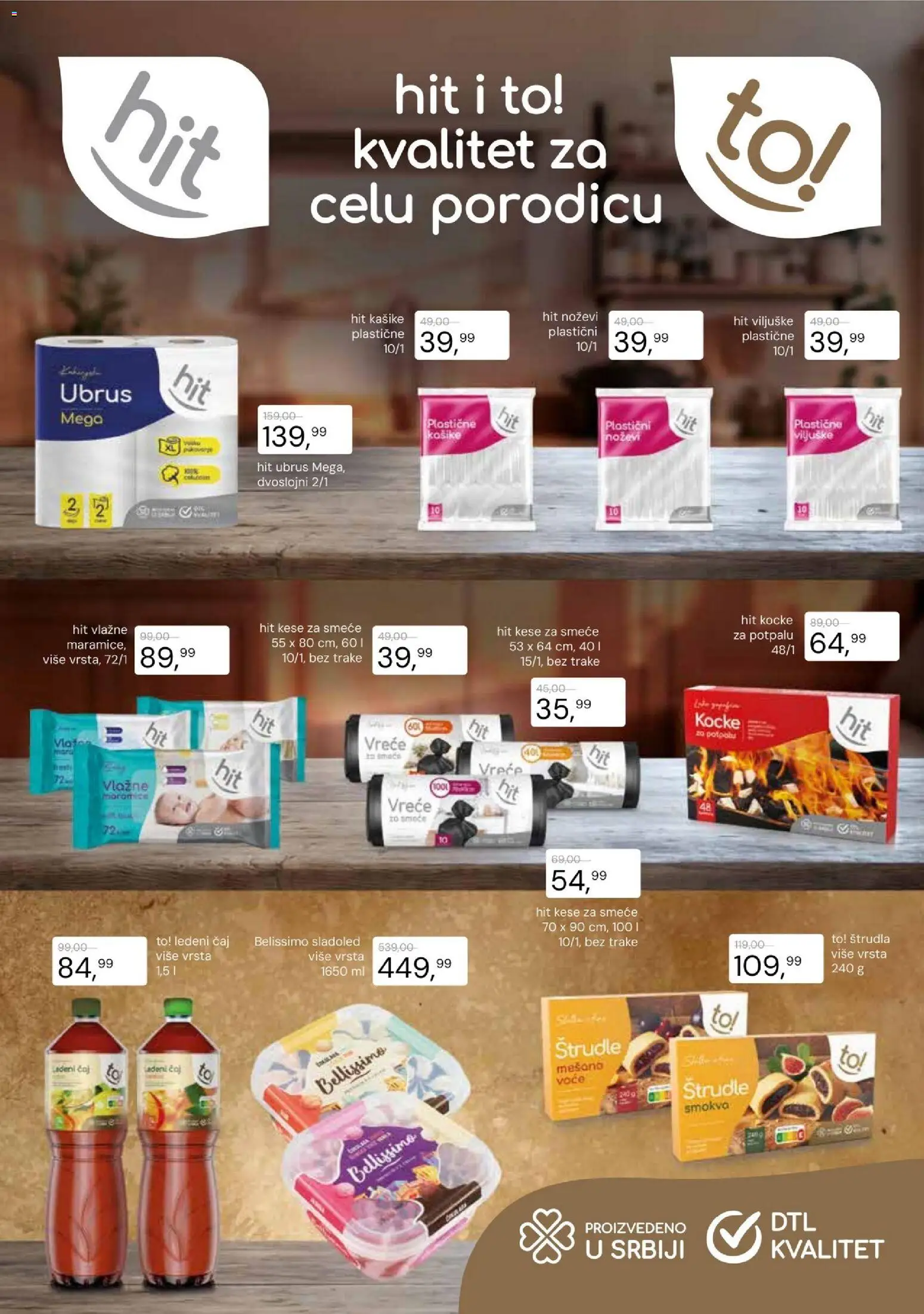 Metalac Proleter katalog - važi od 22.04.2026 | Strana: 2 | Proizvode: Sladoled, Ubrus, Štrudla, Čaj