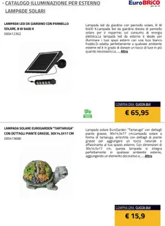 Anteprima del volantino Eurobrico Illuminazione da esterno Lampade Solari catalogo valido a partire dal 23.07.2025 | Pagina: 27 | Prodotti: Lampada solare, Lampada