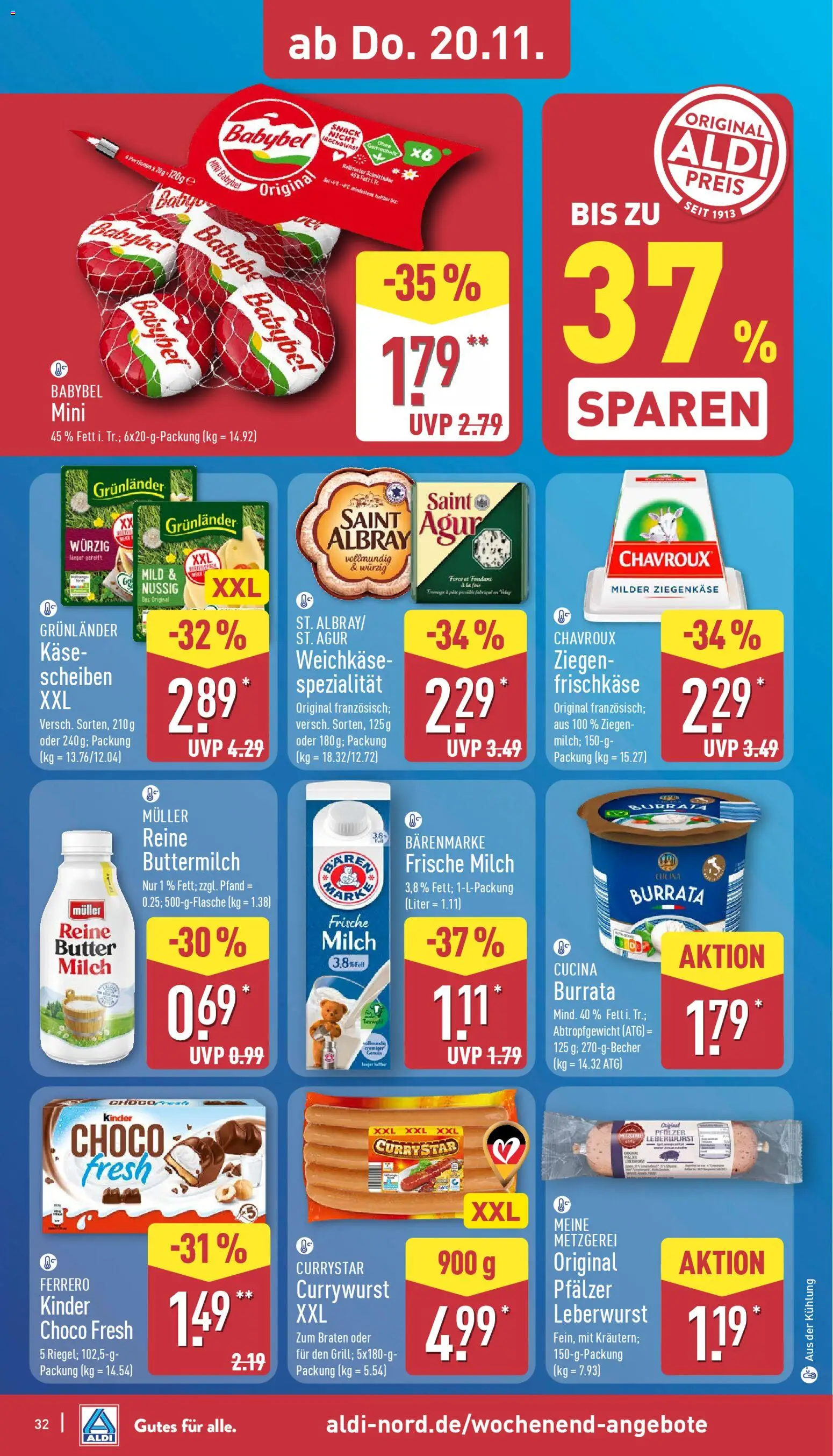 Aldi Prospekt 	 – gültig ab 17.11.2025 | Seite: 32