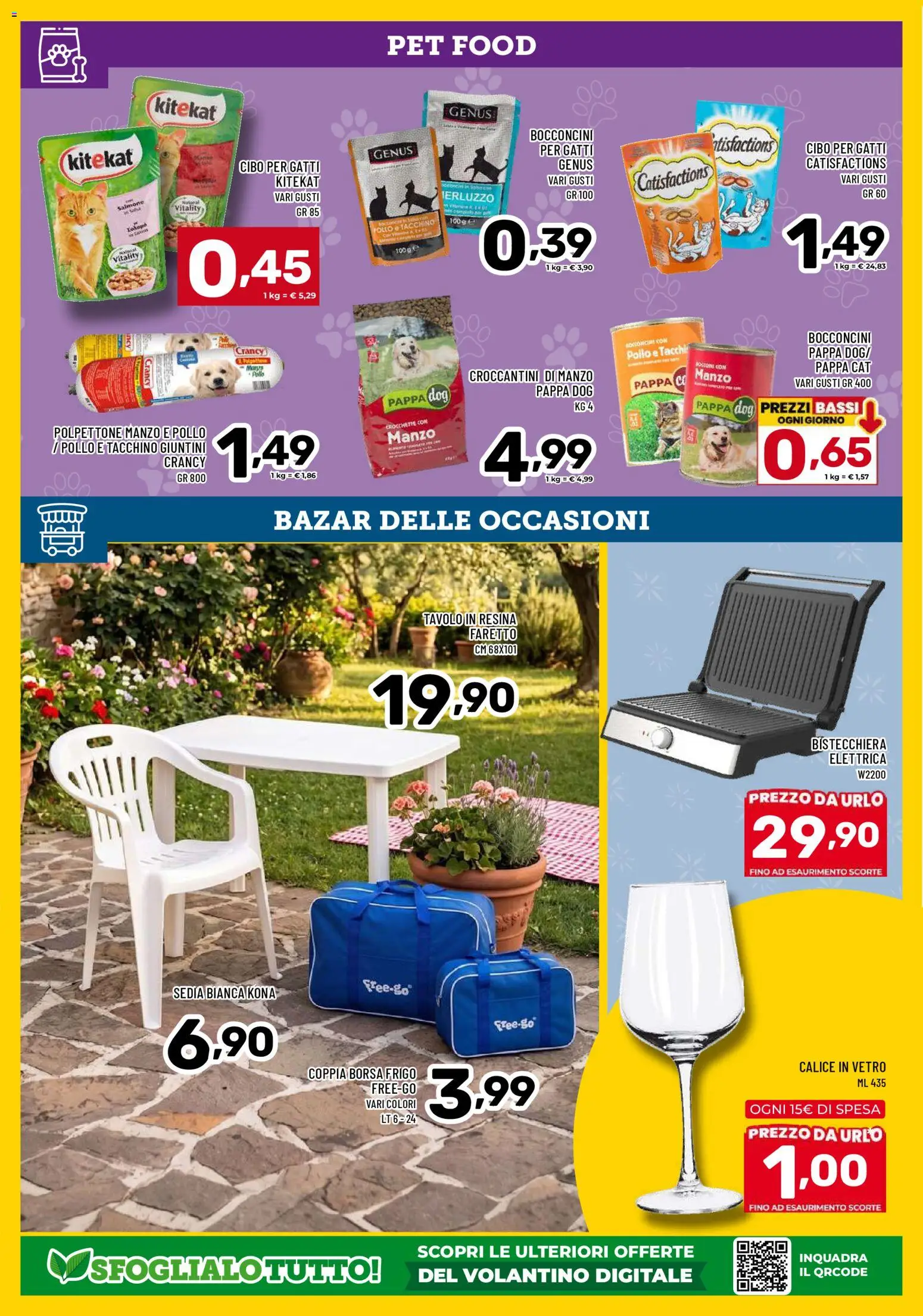 Volantino Il Centesimo del 28.04.2026 | Pagina: 14 | Prodotti: Faretto, Pollo, Manzo, Sedia