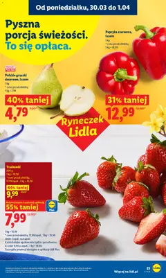 Pogląd oferty "Polskie gruszki deserowe, luzem, 1 kg" - ważna od 30.03.2026 | Strona: 25