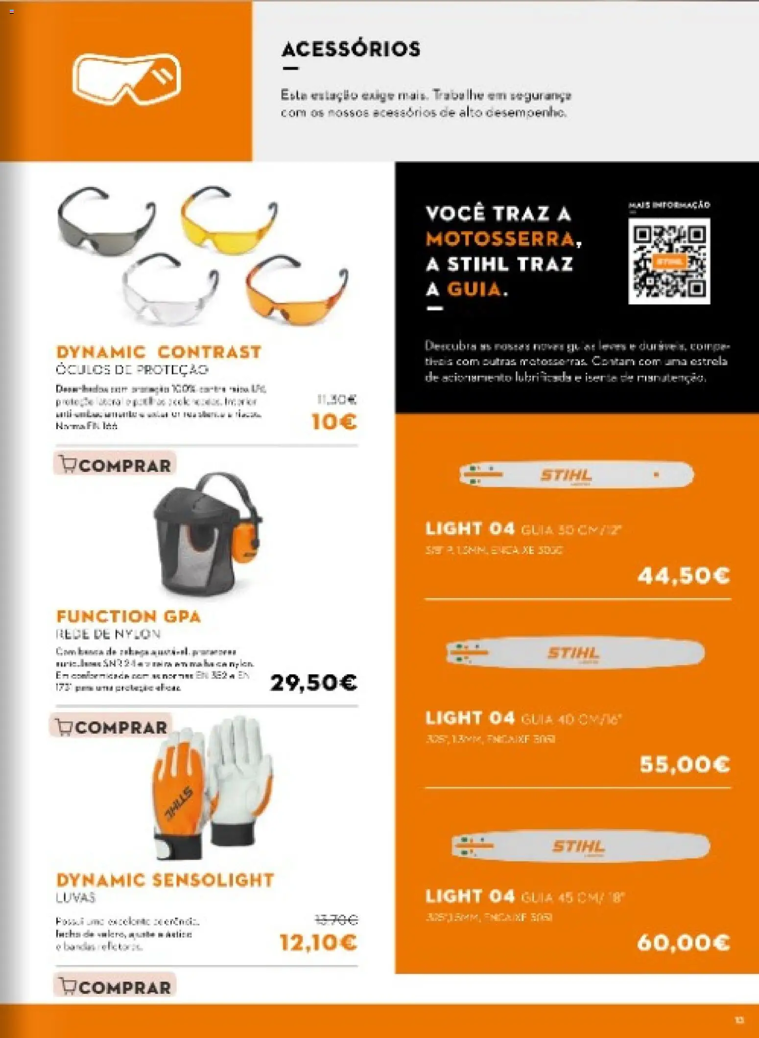 Stihl folheto │ válido de 29.09.2025 | Página: 13 | Produtos: Luvas, Óculos
