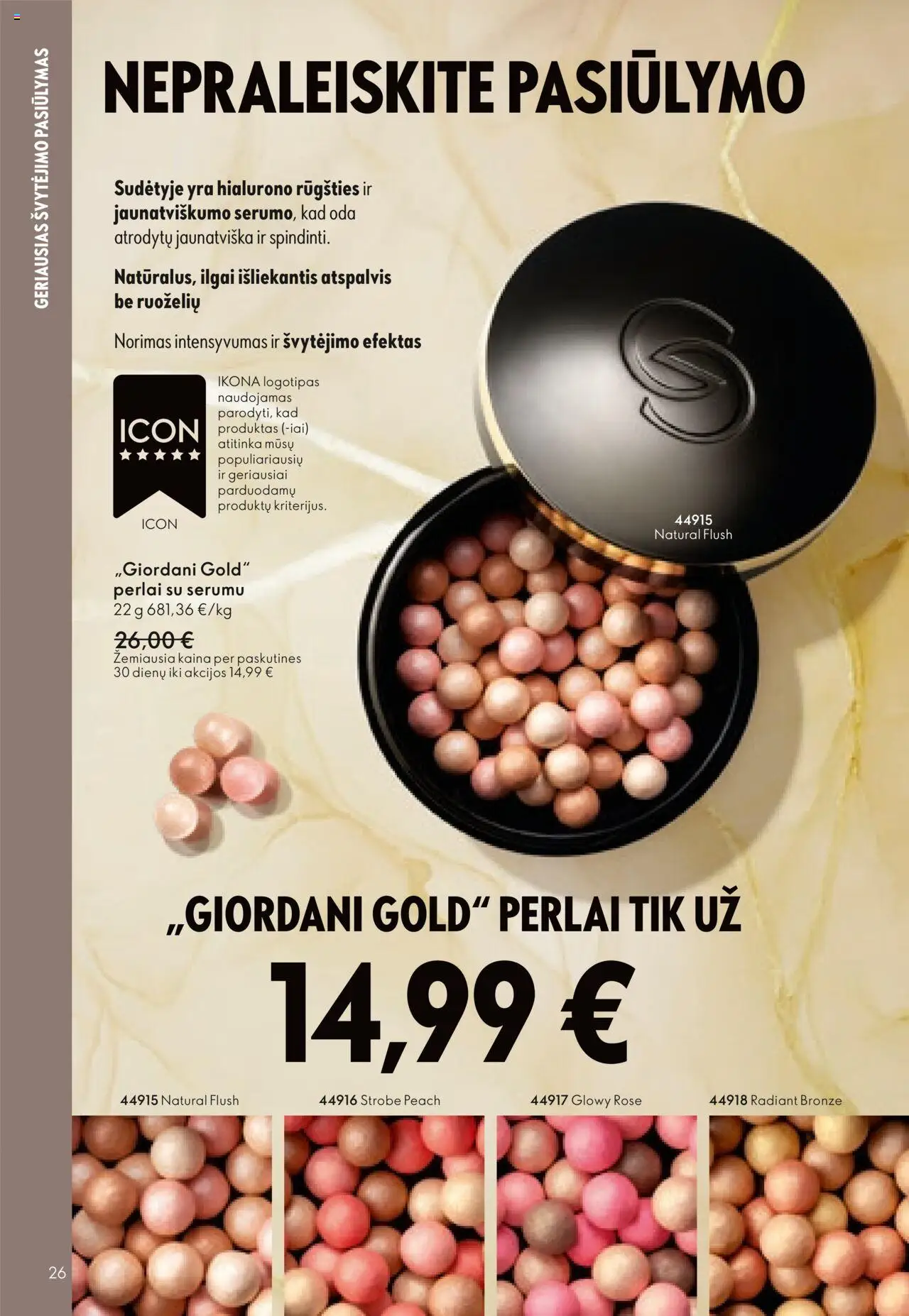Oriflame akcijos nuo 08.10.2025 | Puslapis: 26