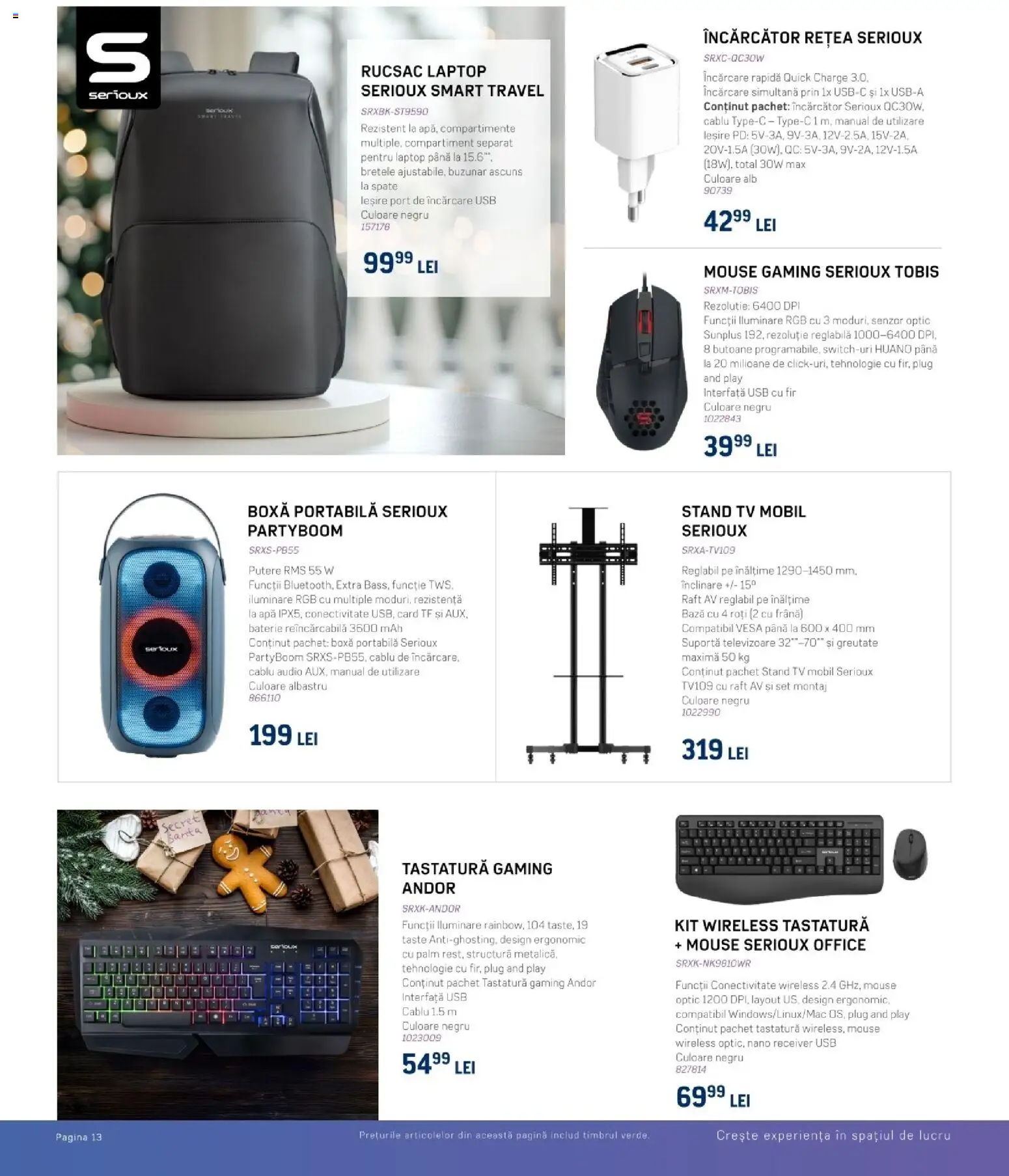 Noul catalog Selgros – valabil de la 06.12.2025 | Pagină: 14 | Produse: Mouse, Stand Tv, Raft, Baterie