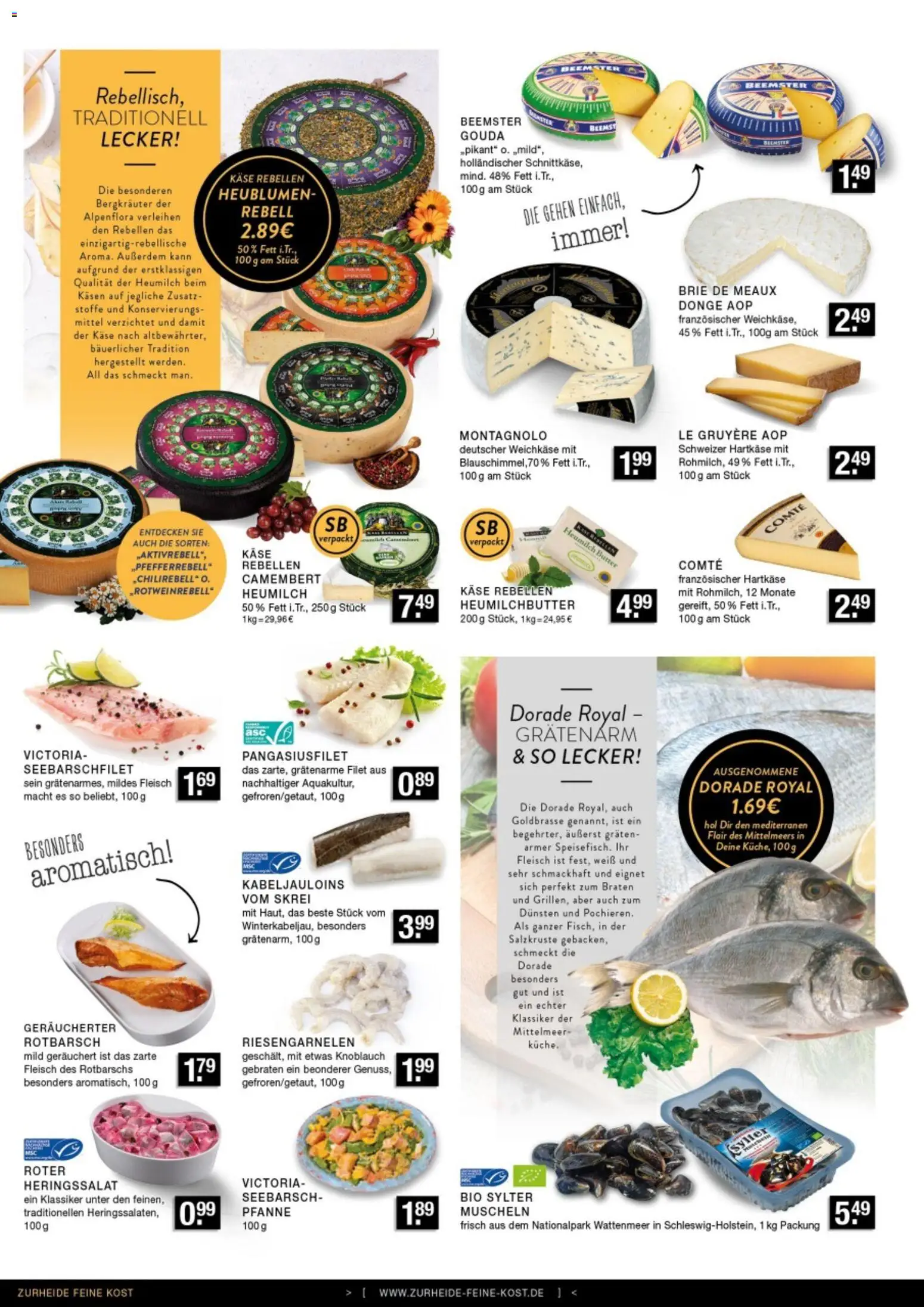 Edeka Zurheide Prospekt 	 – gültig ab 23.02.2026 | Seite: 4 | Produkte: Dorade, Gouda, Knoblauch, Fleisch