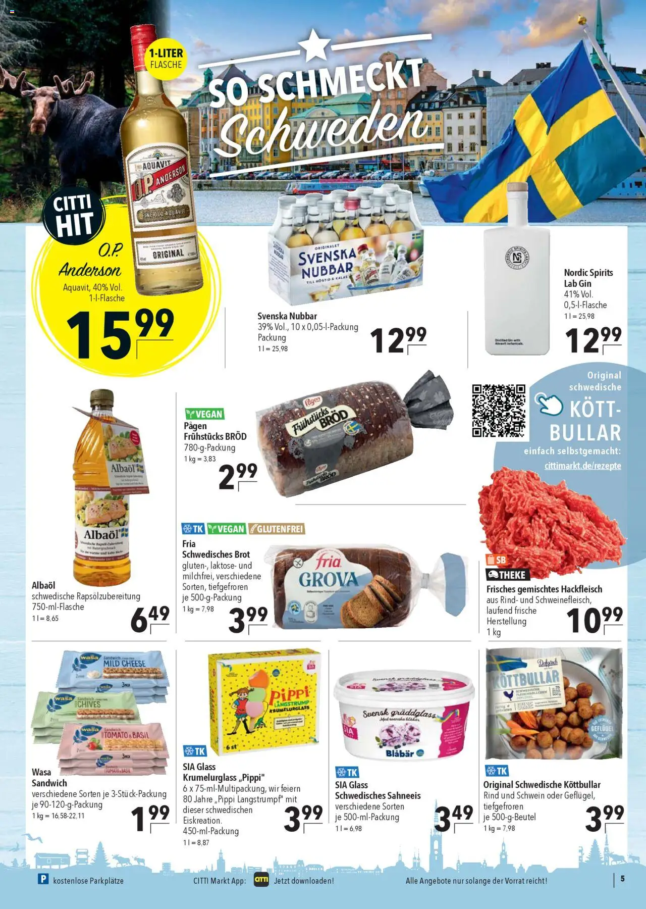 CITTI Tilbudsavis gyldig fra 27.08.2025 | Side: 5 | Produkter: Brød, Gin