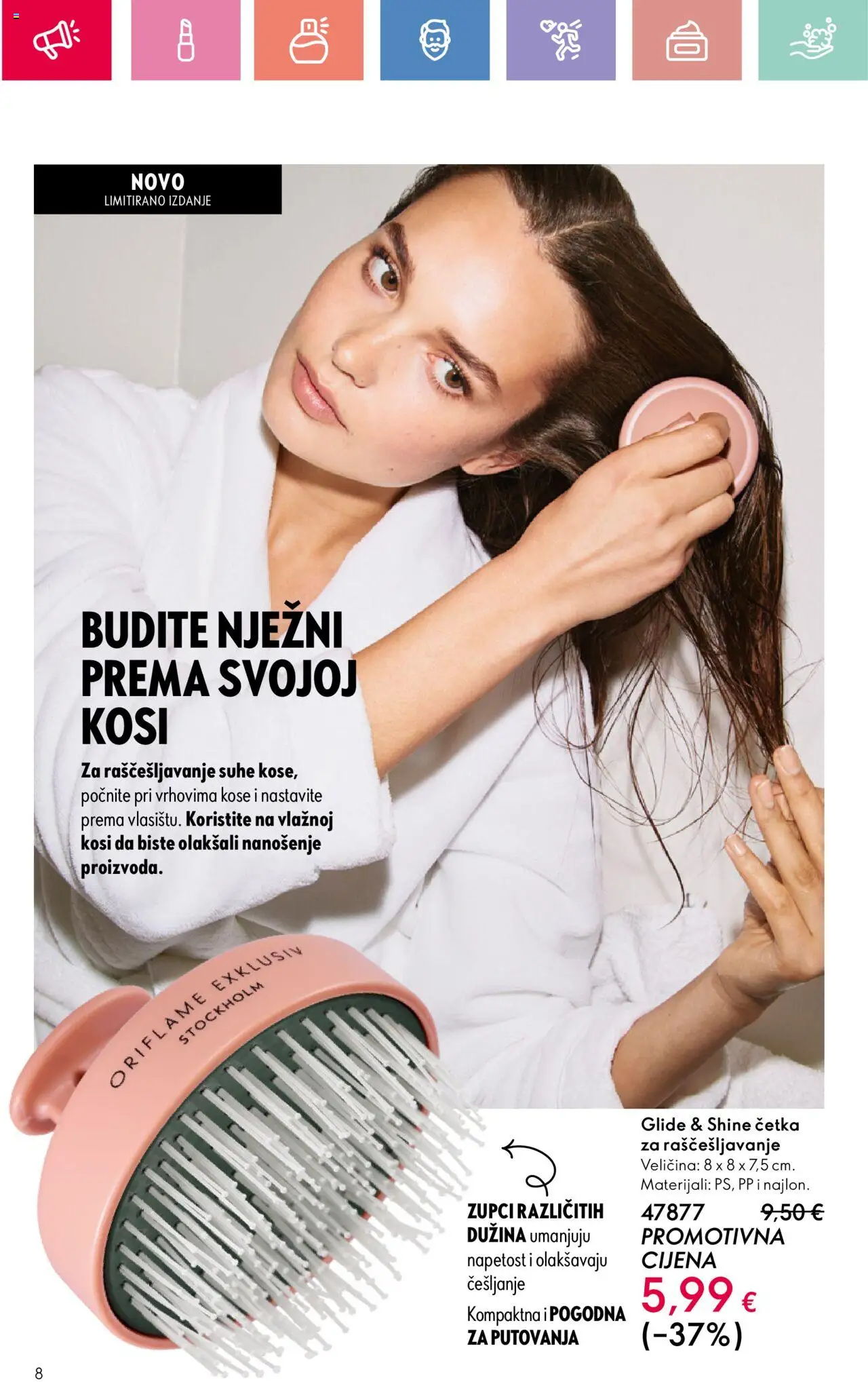 Oriflame katalog | vrijedi od 03.08.2025 | Stranica: 8 | Proizvodi: Četka