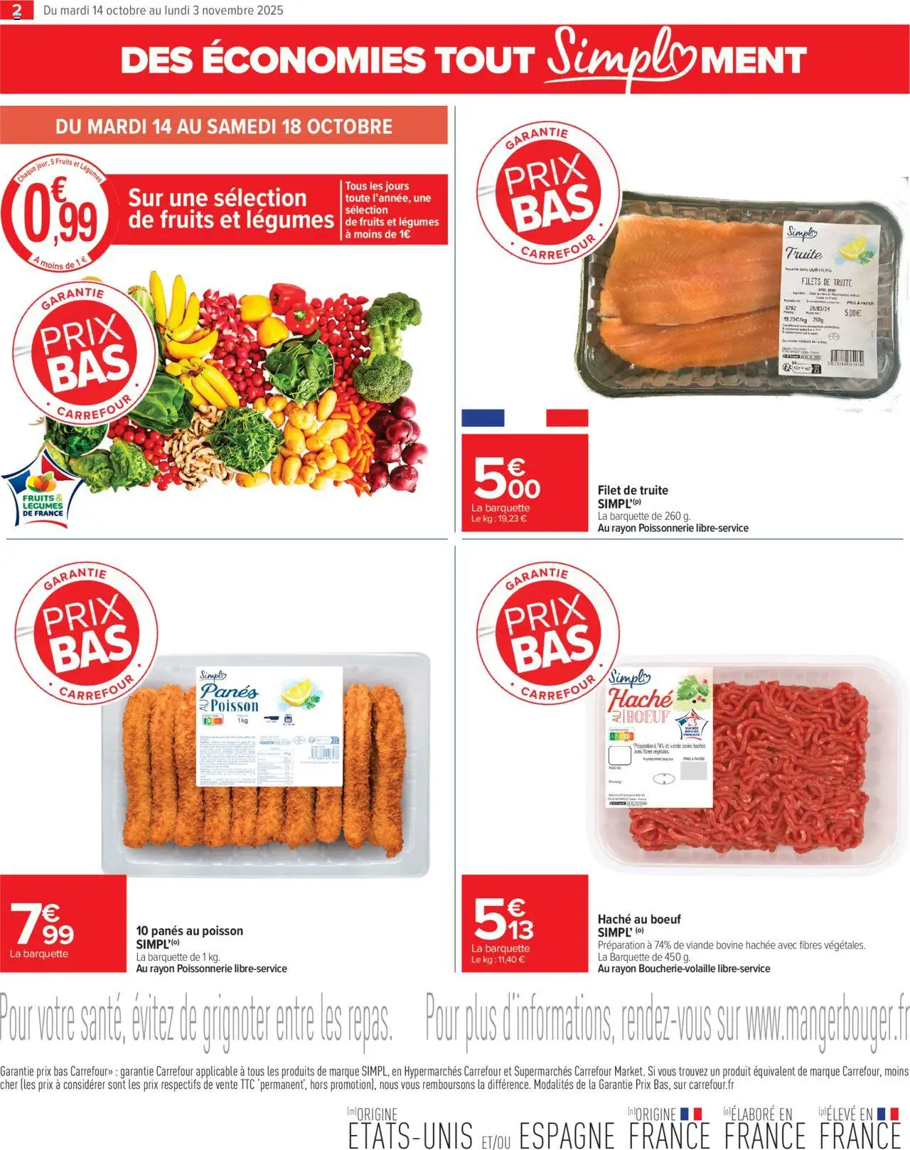 {H1} | Page: 2 | Produits: Poissonnerie, Viande, Poisson, Viande bovine