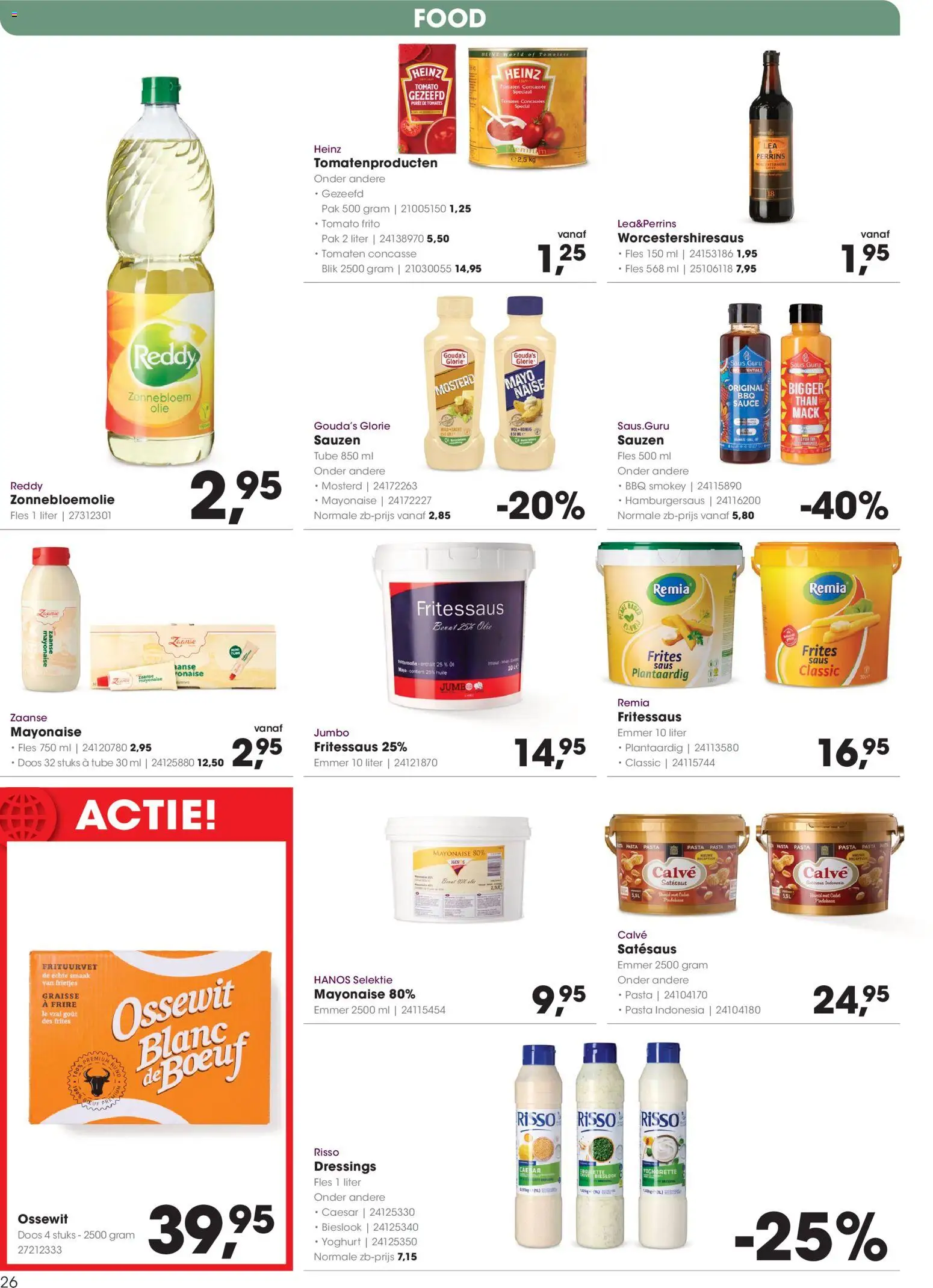 {H1} | Pagina: 26 | Producten: Yoghurt, Olie, Fles, Saus