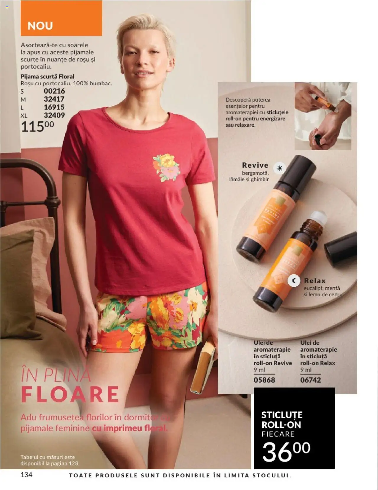 Catalog Avon - 08 2025 – valabil de la 01.08.2025 | Pagină: 134 | Produse: Ulei, Pijamale, Lămâie